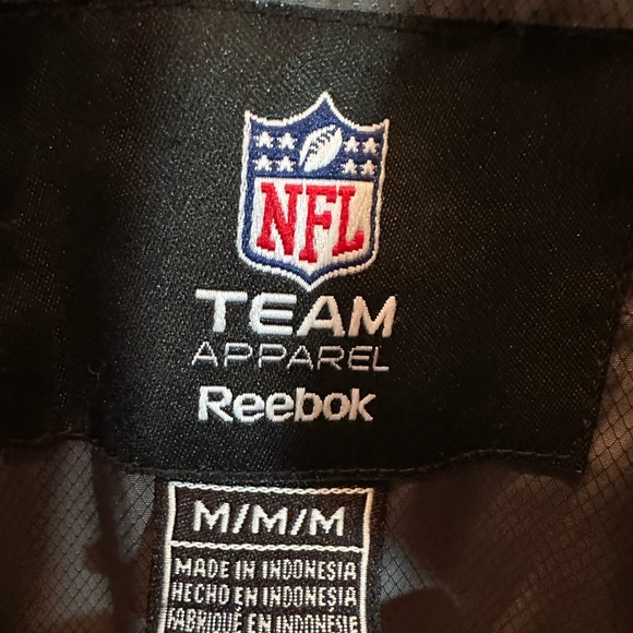 Reebok NFL Indianapolis Colts Mens Football Gray Windbreaker Rain Jacket Medium - Picture 7 of 8